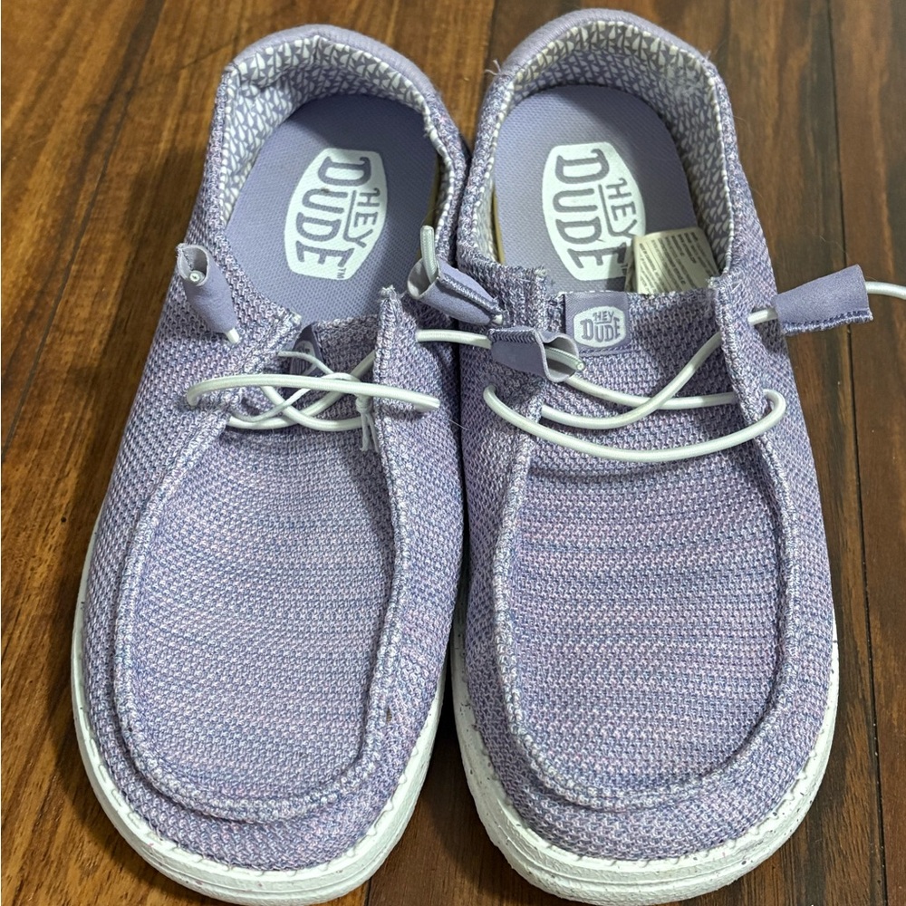 Hey Dude Purple Slip on Loafers Boat Shoes